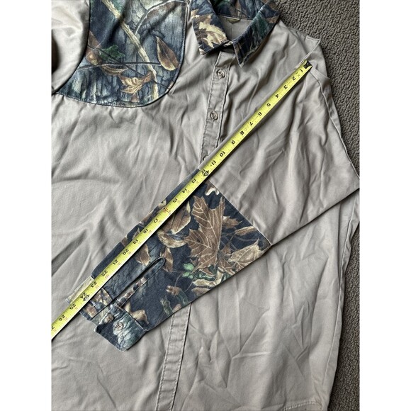 Vintage IDEAL Shirt Mens XL Or 2XL Superflauge Game Camo Hunting Button Up Nice! - Picture 7 of 10